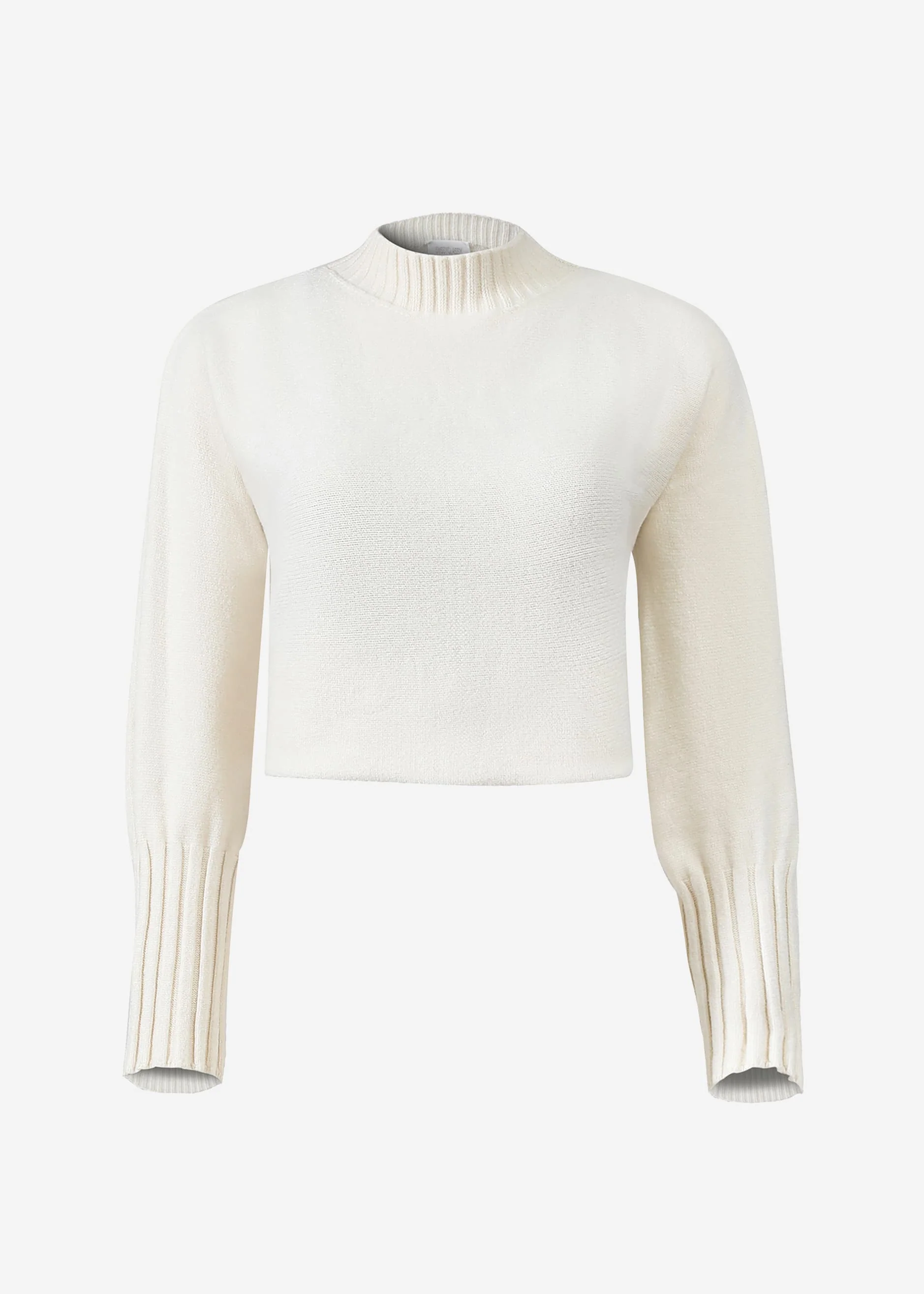 Casual crop sweater - off-white - Image 7
