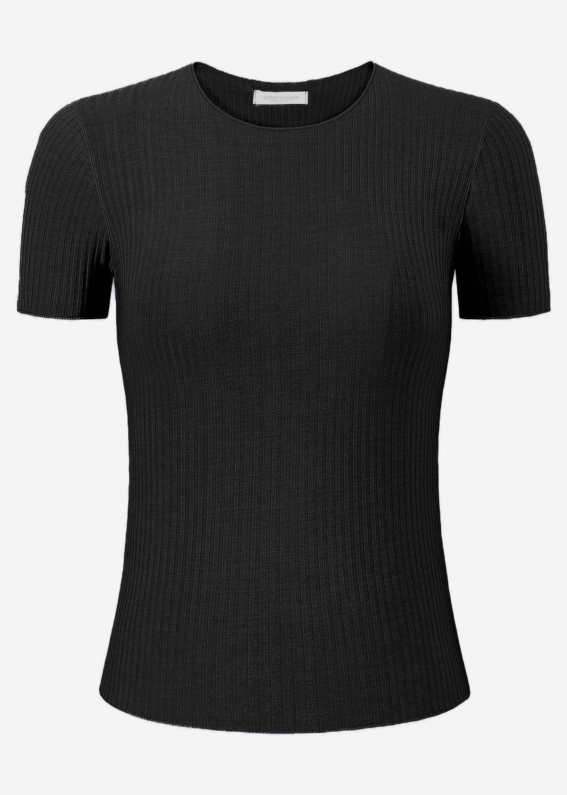 Crop shirt, black - Image 6