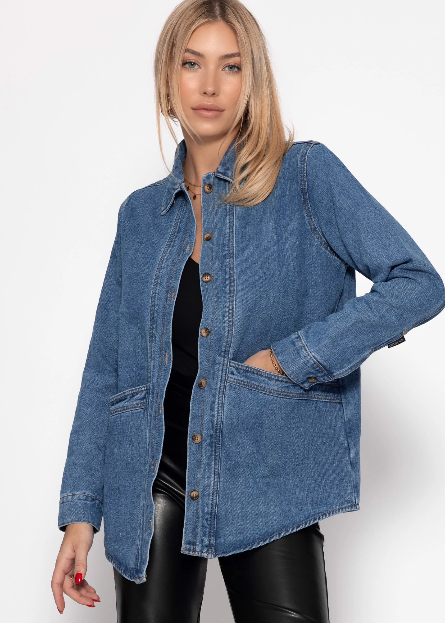 Jeans jacket - blue - Image 5