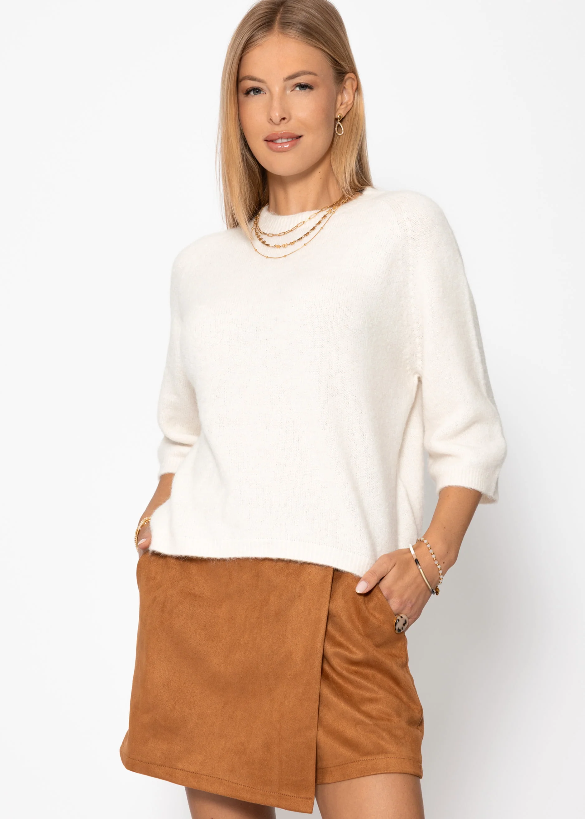 Knitted top - off-white - Image 3