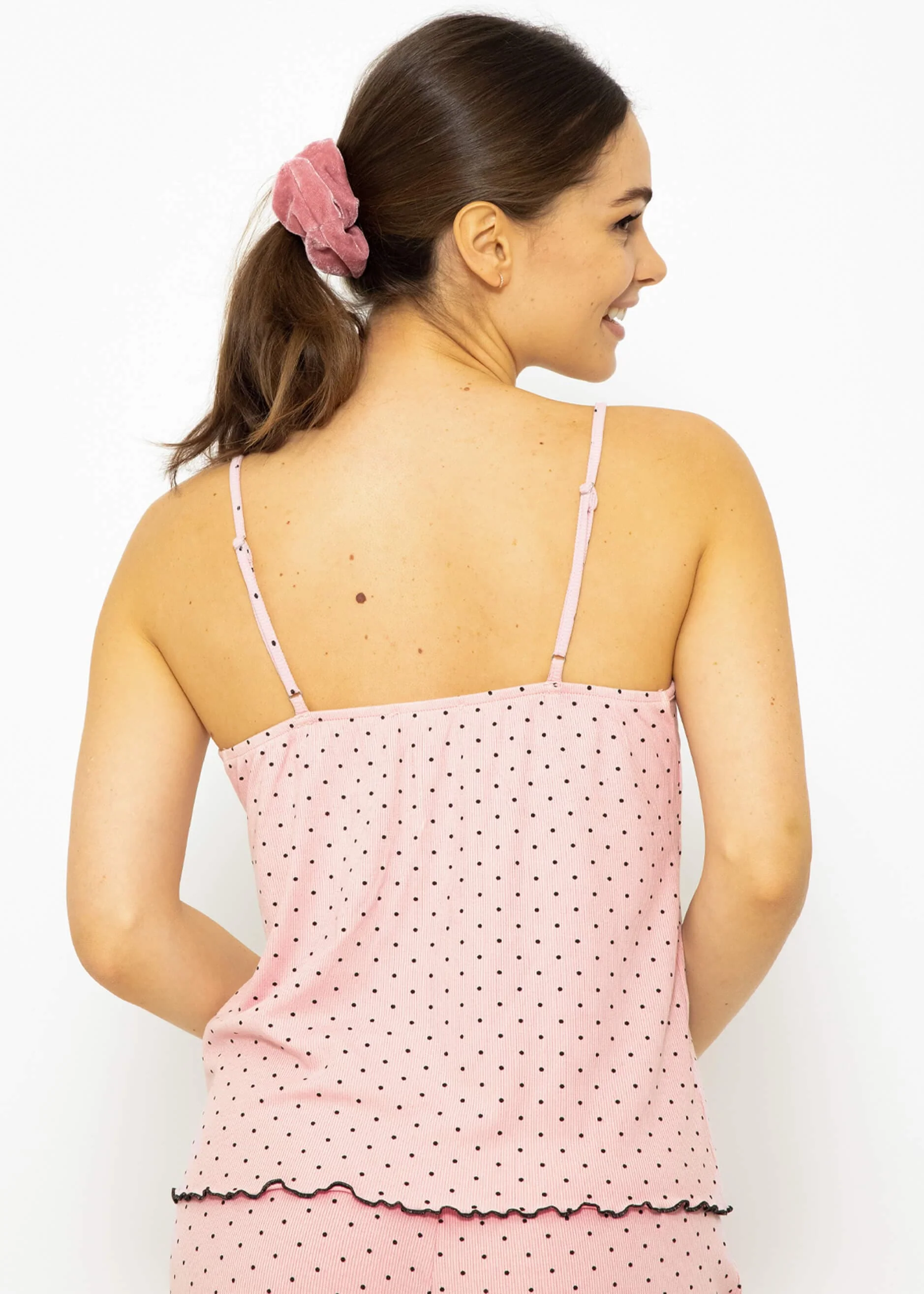 Sleep top with lace - pink - Image 6