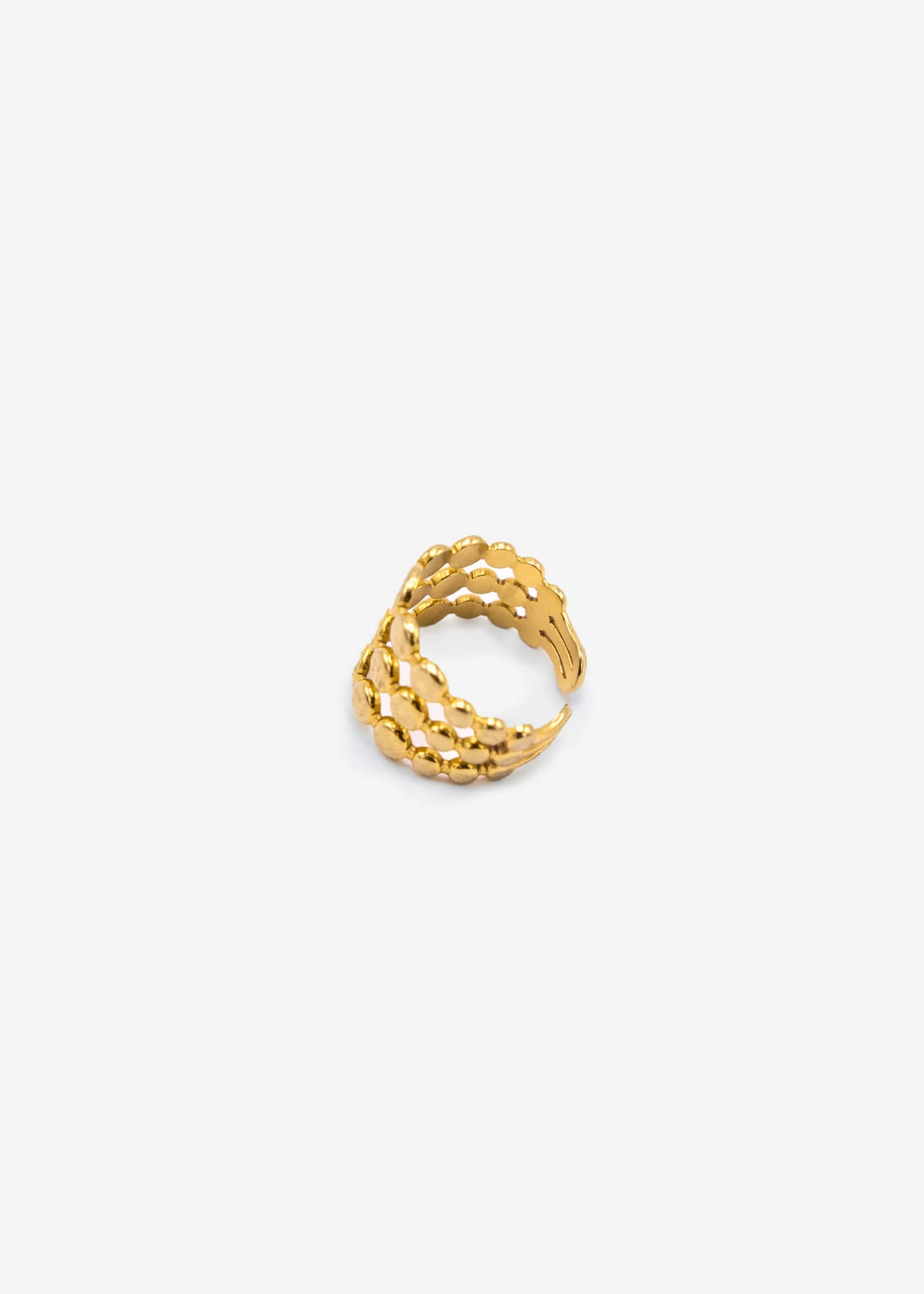 Wide ring, gold - Image 3