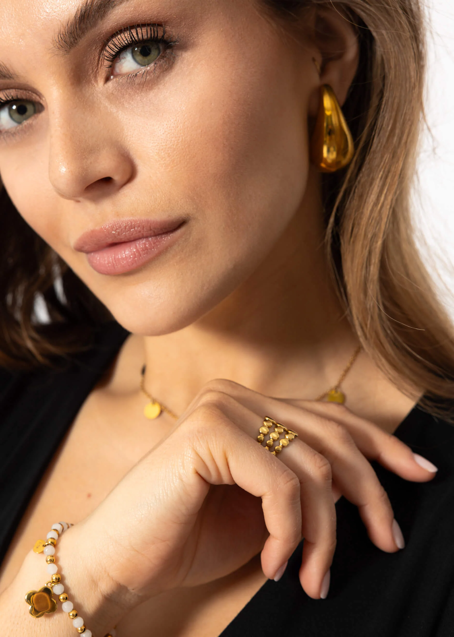 Wide ring, gold - Image 4