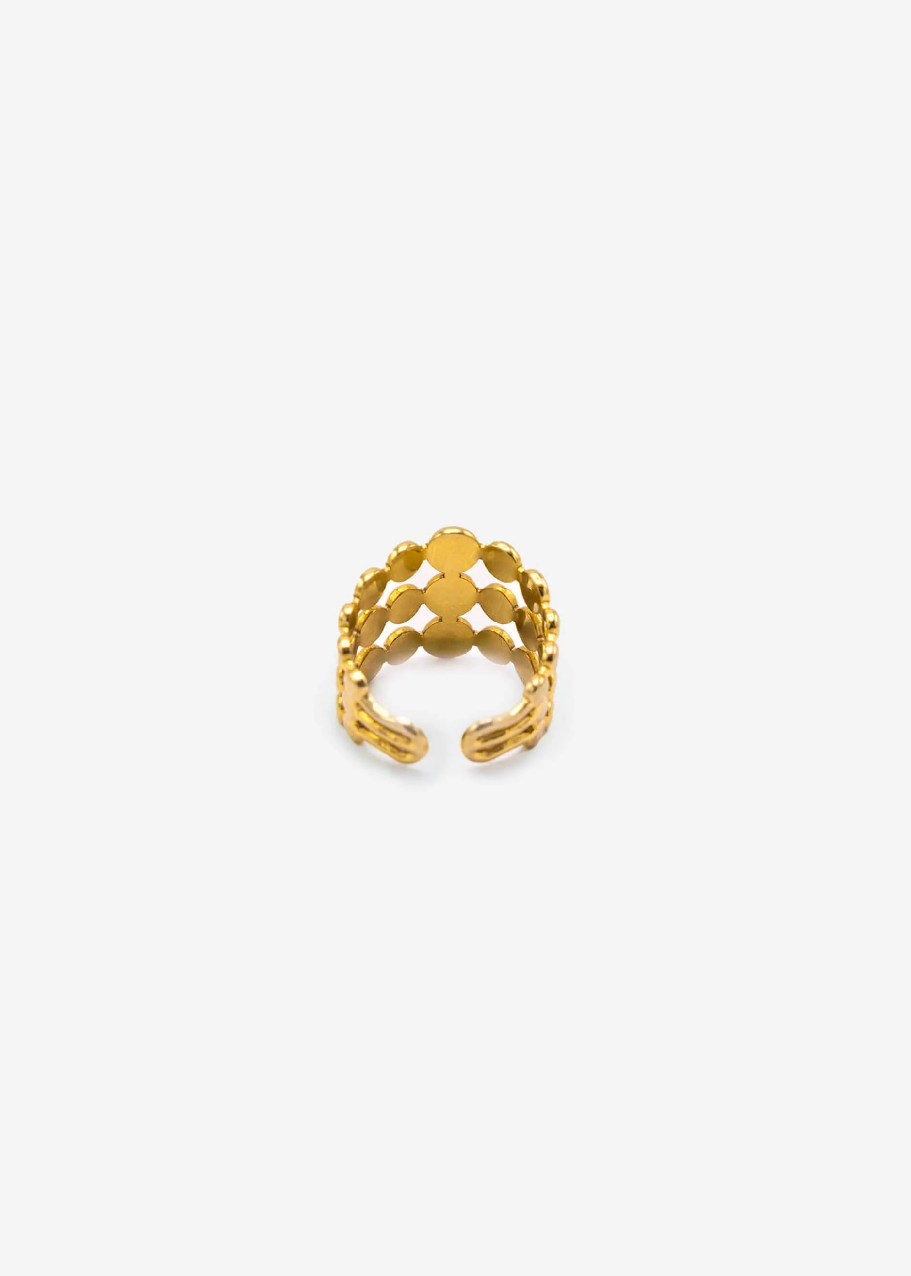 Wide ring, gold - Image 5